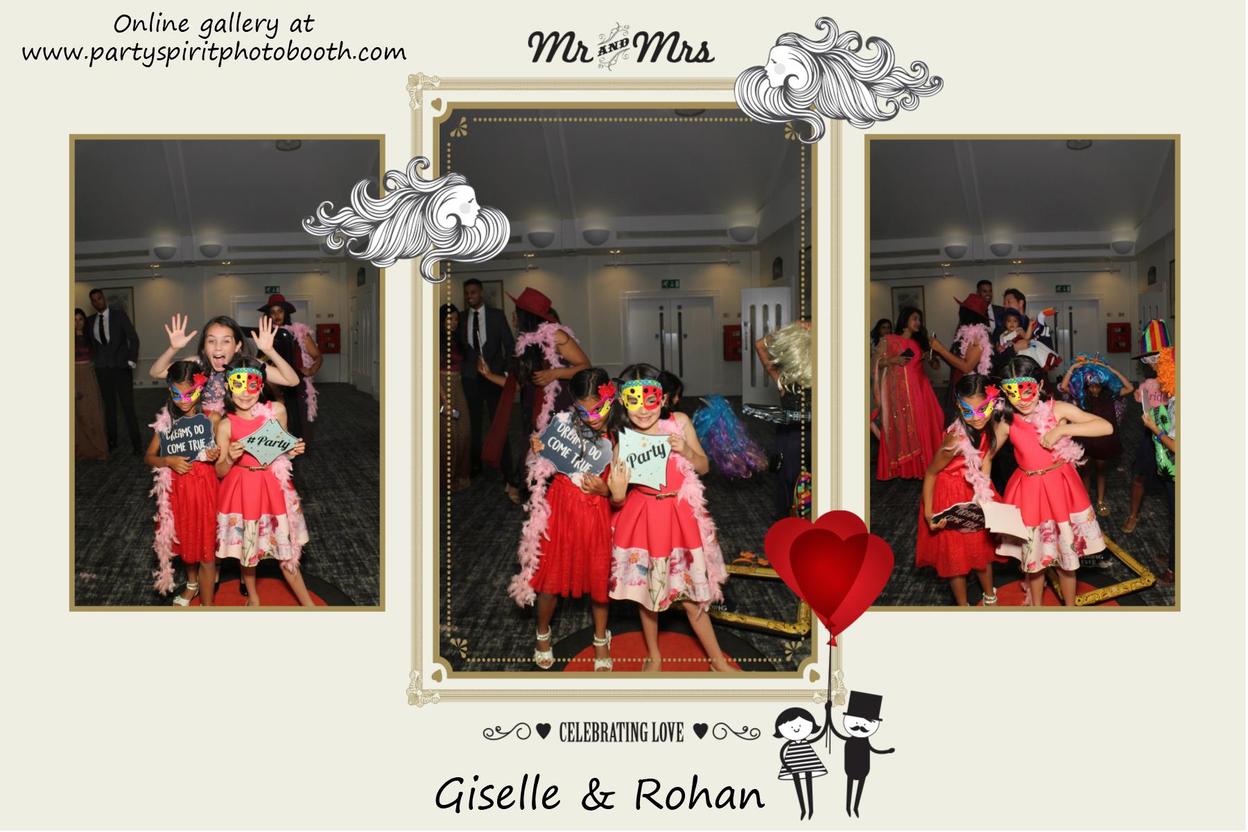 Giselle and Rohan's Wedding | View more photos from the event at gallery.partyspiritphotobooth.com/u/PartySpiritPhotoBooth/Giselle-and-Rohans-Wedding